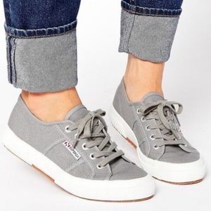 Superga kids grey sneakers